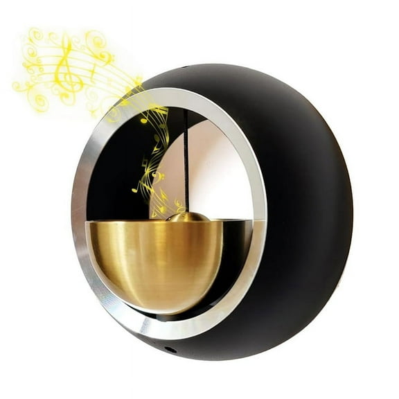 Shopkeepers Bell for Door Opening,Door Chime Business When Entering Magnetically-Attached Bells Black