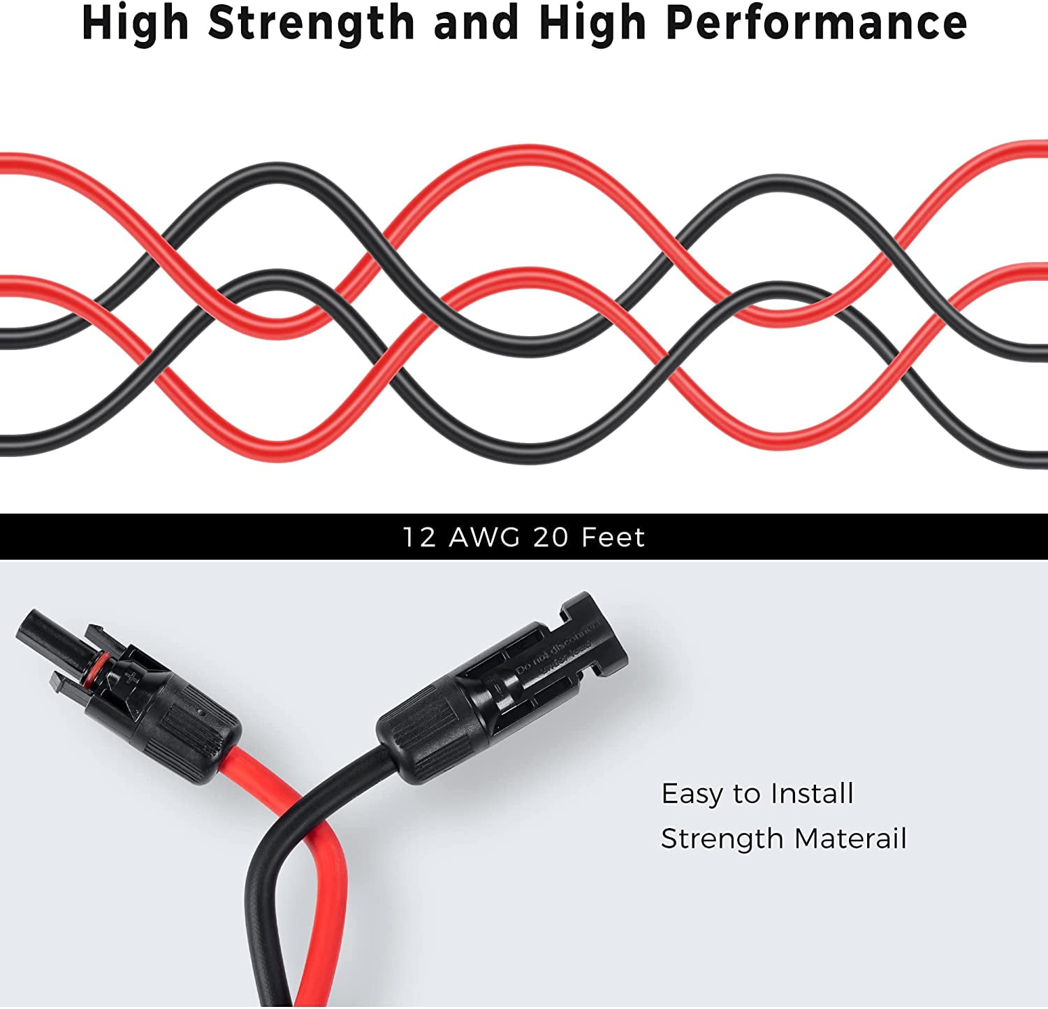 STÄUBLI 2m MC4 extension cable, APS compatible