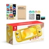 Nintendo Switch Lite Yellow with Super Mario 3D All-Stars, Mytrix 128GB MicroSD Card and Accessories NS Game Disc Bundle Best Holiday Gift