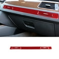 thumbnail image 1 of Real Bright Soft Car Interior Carbon Fiber Sticker DecorationRed Carbon Fiber Interior Passenger Side Cupholder Cover For BMW E90 06-11Auto Car Protection Interior Accessories, 1 of 8