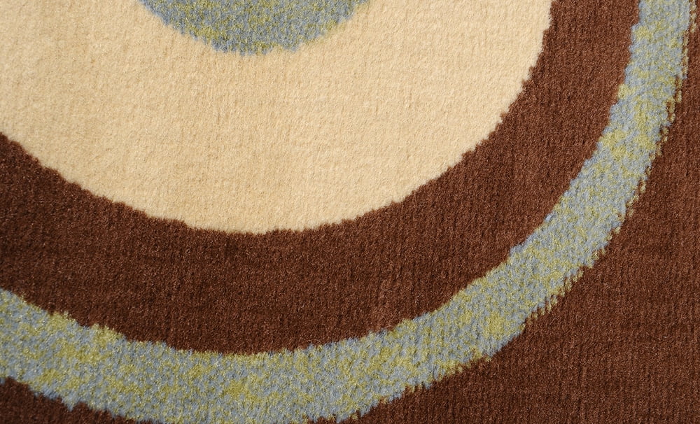 Home Dynamix Optimum Collection Brown Circles Area Rug
