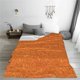 thumbnail image 5 of Fotbe Orange Glitter Manta de Franela Acolchonada con Estampado, Súper Suave y Esponjosa, Extra Grande para Sofá, Cama, Uso Todo el Año-50"x40", 5 of 7