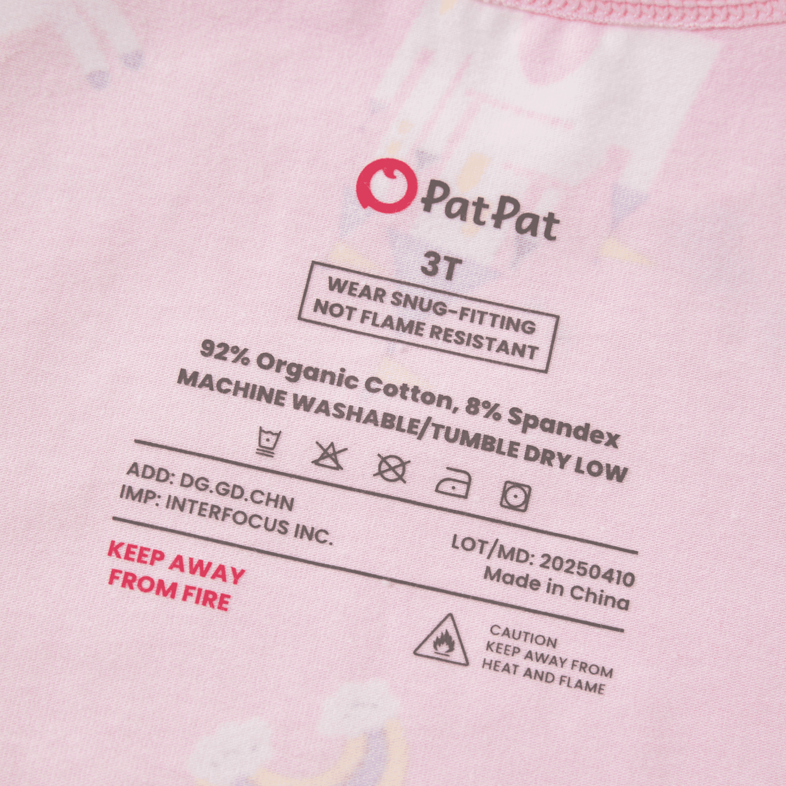 PATPAT 4-Pieces Baby Pajama Sets with Organic Cotton, Snug fit Pjs for Girls Boys Toddler Kids, Supersoft & Stretchy Sleeper