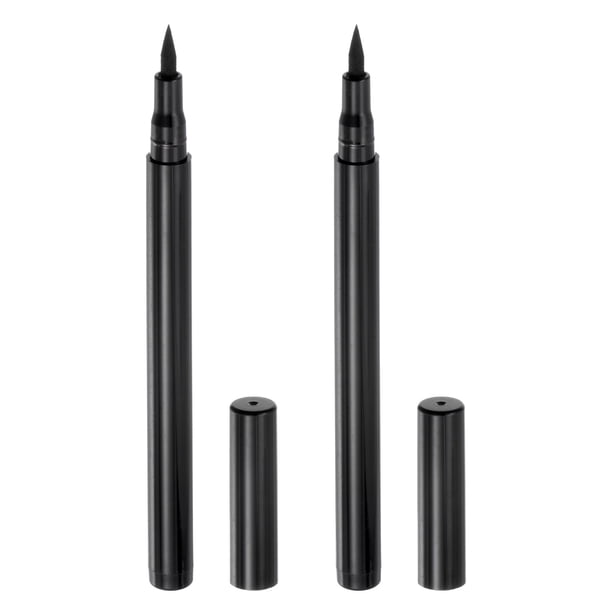 2 piezas de marcadores de tela con tinta permanente, bolígrafos de pintura textil de punta fina, 2 colores: negro, oliva