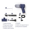 thumbnail image 2 of JESWO Aspiradora de Mano, 5000PA Aspiradora Inal&aacute;mbrico Portatil Potente Aspiradora para Auto, Seco y H&uacute;medo 120W Mini Carro Aspiradora con Bater&iacute;a Recargable 4500mAh, 2 of 6