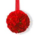 thumbnail image 1 of 5 in. Valentine Rose Ball Décor - Ensemble de 4, 1 of 1
