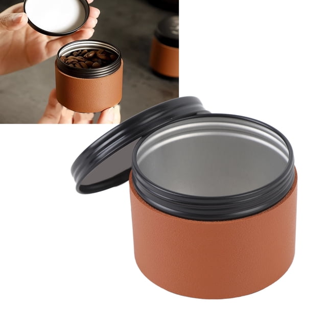 Contenedor de Almacenamiento de Granos de Café, Contenedor de Almacenamiento de 150 ml de Frijol de Café Lata Para Té de Té de Granos