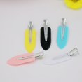 thumbnail image 4 of 5 uds. Pinzas para el cabello sin marca de pliegue, herramienta de maquillaje para mujer, herramienta de peinado, Clip para flequillo caliente, juego de 5 uds de diferentes colores oso de fresa Electrónica, 4 of 5