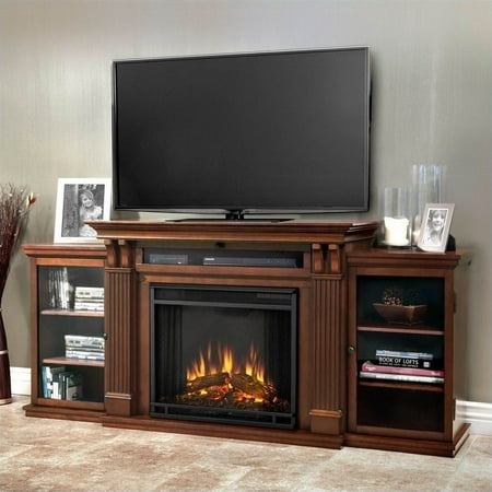 Real Flame Ashley Entertainment Center Electric Fireplace In Dark