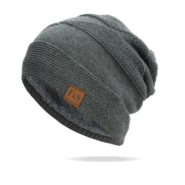Men Womens Autumn And Winter Fashion Warm Pullover Hat Stacking Cap Ear Protection Cap Frost Proof Cap