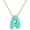 Blue A Letter, variant on Bubble Letter Necklace for Women,14K Gold Plated Enamel Colorful Balloon Initial Pendant Box Chain Necklace, Dainty Jewelry Gift