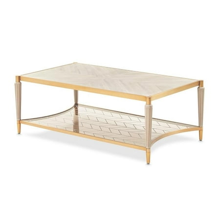 St. Charles Rectangular Cocktail Table - Dove Gray