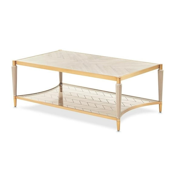 St. Charles Rectangular Cocktail Table - Dove Gray