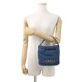 thumbnail image 4 of Pre-Owned CHANEL 22 Mini Coco Mark Denim Cotton Handbag AS3980 2-Way Shoulder Bag, 4 of 16