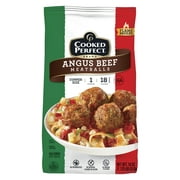 Cooked Perfect Frozen All Beef Angus Meatballs, 18 ounces, approx. 18 meatballs