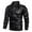 Black, variant on Tiweut Mens Leather Jackets Mens Long Sleeve Lapel Zipper Sports Textured Retro Slim Fit Coat Regular Blouses Black,L