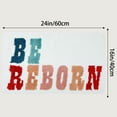 thumbnail image 7 of REGALWOVEN Cute Letter Pattern Bathroom Rugs, Soft and Absorbent Bath Mat Beige 16" x 24", 7 of 7