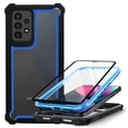 thumbnail image 1 of Funda Tough 360 Atti para Galaxy A13 4G Mas Mica 9D Azul, 1 of 7