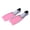 Transparent pink, variant on Yihuala Swimming Fins Comfortable Silicone Scubas Diving Fins Adults Swimming Fins Beginner Swimming Training Equipment