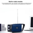 thumbnail image 4 of Wuztai Clearance Outdoor Backpack Hook Solar Card Insertion Speaker Radio Portable Flashlight And Sound System Deals 90% off, 4 of 7