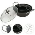 Axio 1 Set Tempura Frying Pot Japanese Style Deep Fryer Pan with Oil