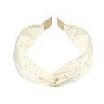 thumbnail image 3 of Unique Bargains 1 Pc Fashion Faux Diamond Knitted Crossover Headband for Women 5.91"x2.17" Beige, 3 of 6