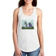 thumbnail image 1 of Schnauzer Scooter Racerback Tank Women -Fab Funky Designs, Female x-Small, 1 of 4