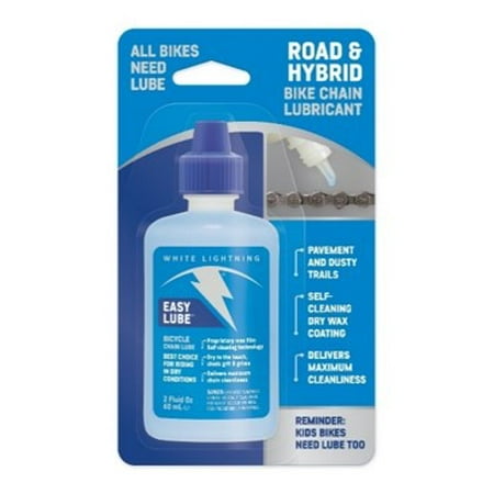 White Lightning Easy Lube,Bicycle Chain Lubricant (Best Mountain Bike Chain Oil)