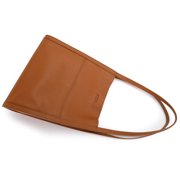 High-quality genuine leather, solid color, large capacity, women's handbag, cross-body shoulder bag, shopping bag, and wander bag.