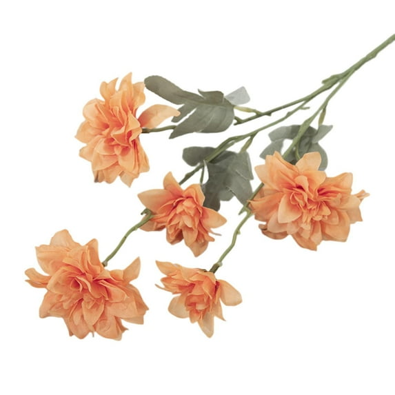 FaLX Fake Flower Maintenance Free Not Withered Realistic Looking No Need to Water Decorative Table Centerpiece Vibrantly Colored 5 Head High Simulation Artificial Flower Home Decor