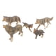 thumbnail image 2 of Conjunto de Modelos de Lobo, Plástico Activo Poses de Lobo Juguetes de Figuras de Lobo Vidas en Vidas, 2 of 7