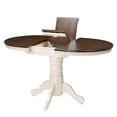 thumbnail image 2 of CorLiving Dillon Extending Oval Wood Pedestal Base Indoor Dining Table with Veneer Top, 2 of 9