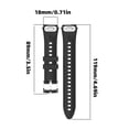 thumbnail image 3 of General 18mm Silicone Watch Replacement Lightweight Comfortable Watch Straps Simple Installation for GT6, 3 of 9