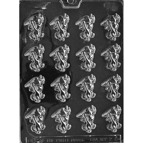 Grandmama's Goodies Moule à Savon en Forme de Lapin de Pâques avec Carotte et Bonbons au Chocolat E008 avec Instructions de Moulage Exclusives – (Lot de 3)