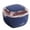 Dark Blue, variant on Denture Case with Lid, Large Capacity Retainer Cleaning Box,Portable Denture Container Cup for Full Partial Dentures,Retainers,Night Guards,Clear Dental Appliance Storage Holder,Leakproof Travel Case