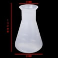 thumbnail image 3 of Matraces Erlenmeyer de plástico transparente para laboratorio químico, recipiente para botellas, 250 ml, 3 of 6