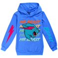 thumbnail image 1 of Mr Beast Lightning Cat Adolescents Enfants Imprimé Classique Chandail à Capuchon Décontracté Manches Longues Chandail à Capuchon Hauts pour Garçons Filles, 1 of 3