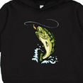thumbnail image 3 of Inktastic Leaping Bass Fish Toddler Hoodie, 3 of 4