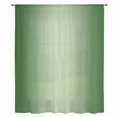 thumbnail image 2 of Green Ombre Sheer Curtains 72 Inches Long, Modern Gradient Abstract Art Light Filering Curtains, Breathable Simi Curtain Privacy Drapes for Living Room Bedroom Lightweight Window Treatment, 2 of 9