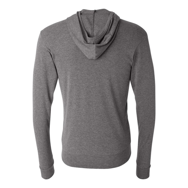 Bella Canvas T Shirts Unisex Triblend Lightweight Hooded Full Zip Tee 3939 Walmart