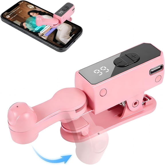 GJX Rechargeable Auto Clicker for Smart Phone, Phone Screen Device Speed Clicker for Apps, Fast Click Continuous Click for Live Broadcasts, Reward Task