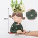 thumbnail image 4 of Retrato de chica de moda, maceta para plantas de interior, contenedor para cactus. Estilo 2, 4 of 9