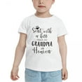 thumbnail image 2 of Sent with A Kiss from My Grandma in Heaven Cute Toddler Tshirts for Boys Girls (White, 2T), 2 of 5