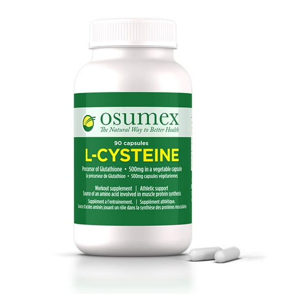Osumex L-cysteine for Glutathione - The Master Antioxidant - 90 vege caps Special Sale!
