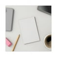 thumbnail image 7 of Loose White Memo Sheets, 4 X 6, Unruled, Plain White, 500/pack | Bundle of 10 Packs, 7 of 7