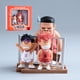 thumbnail image 1 of Figuras de acción del Anime SLAM DUNK Sakuragi Hanamichi en PVC, 5 piezas, Rukawa Kaede Akagi Takenori Mitsui Hisashi, juguetes de regalo Gong Bohan LED, 1 of 2
