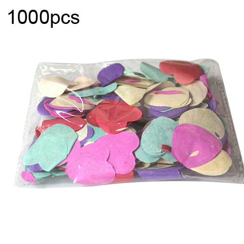 Rainbow Heart Confetti