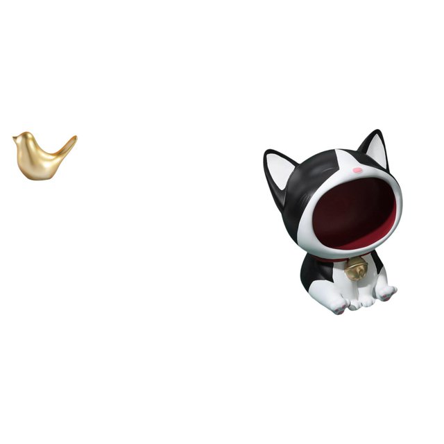 Figura de pájaros,Figura de pájaro dorado,decoración del hogar,estatua de animal,Estatua de escritorio,Estatua de gato con forma de cuenco para llaves,entrada,dibujos animados,decoración
