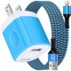 thumbnail image 1 of AILKIN Compatible with iPhone Charger Fast Charging with 1Pack Usb A Light-ning Cords 6ft Charger Block Compatible with iPhone 14/13/12/11,Blue $9.99, 1 of 1