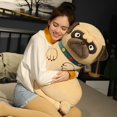 thumbnail image 2 of Soft Shar Pei Doll, Plush Toy Sitting Puppy Pillow, Creative Dog Doll Multiple Size heqiyong LED, 2 of 2